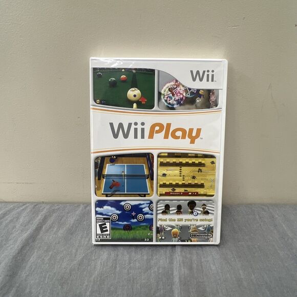Wii Play (Nintendo Wii, 2007) WiiPlay - BRAND NEW & SEALED! FS Benefits Charity